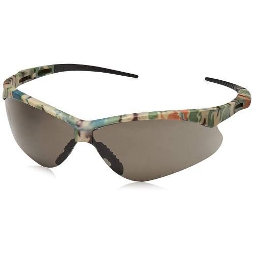 Nemesis Safety Glasses (22609) Camo Frame & Gray Anti-Fog Lens