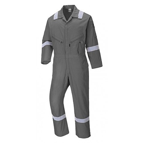 Portwest C814 - Iona Cotton Coverall Grey
