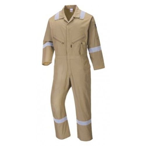 Portwest C814 - Iona Cotton Coverall Khaki