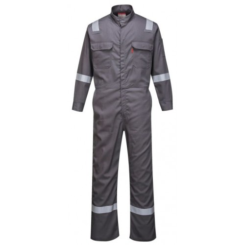 Portwest FR94 Grey FR Coveralls