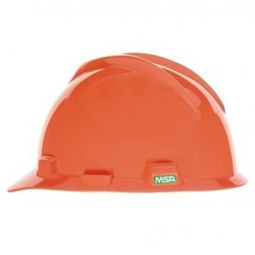 MSA Hard Hat, Orange MSA 475361, logo hard hats, hard hats online