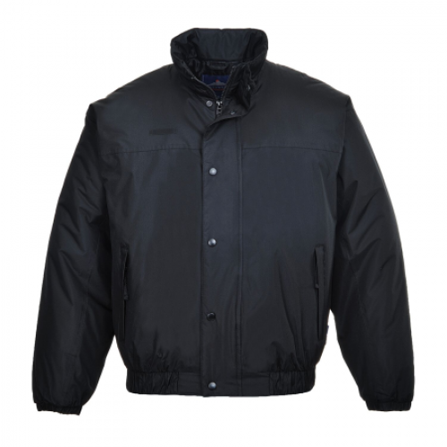 Portwest US533 Black Falkirk Bomber Jacket