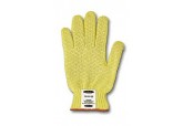 Cut Level 5 Kevlar Work Gloves, GoldKnit Cut Resistant Gloves w PVC Dots