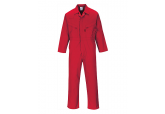 Portwest C813 Coveralls, 7 oz Portwest Liverpool Zipper Red Coveralls
