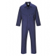 Portwest C813 Coveralls, 7 oz Portwest Liverpool Zipper Navy Blue Coveralls 